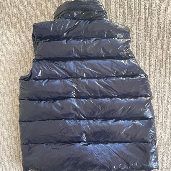 Authentic Men's Dark Blue Moncler Quilted Down Puffer Vest - Picture 4 of 4